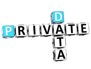 Poster - 3D Private Data Crossword