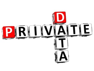 Poster - 3D Private Data Crossword