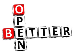 Poster - 3D Open Better Crossword