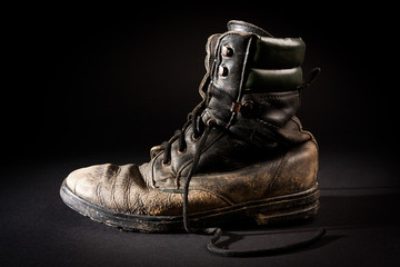 Old army boots