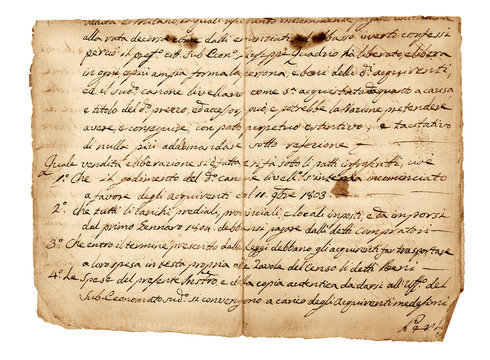 antique handwriting