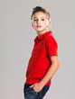 © Valua Vitaly - Pretty boy posing at studio as a fashion model.
