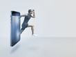 © bonninturina - Running mobile phone application concept.
