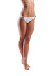 © Acronym - Sexy legs of a young woman posing in white erotic panties