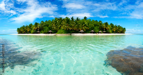 Nowoczesny obraz na płótnie Island in the Maldives