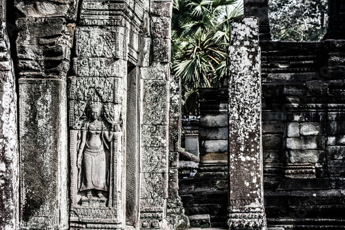 Fotografia Temples in Angkor, near Siem Reap, Cambodia