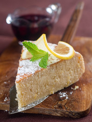 Wall Mural - lemon cake