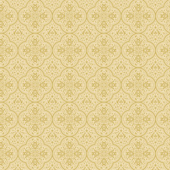 Wall Mural - Vintage floral background. Seamless pattern. Luxury background