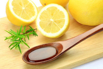 Wall Mural - lemon and honey