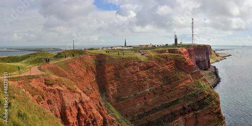 Plissee mit Motiv - Helgoland Felsen (von Fineart Panorama)
