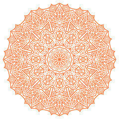 Aufkleber - Vector round decorative design element