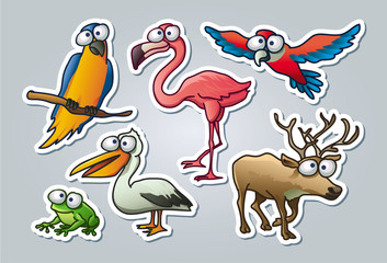 Naklejka na meble Cartoon animals