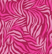 Pink Zebra Seamless Vector Skin