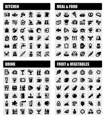 beverage, food, kitchen icons