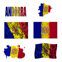 Andorran Flag Collage