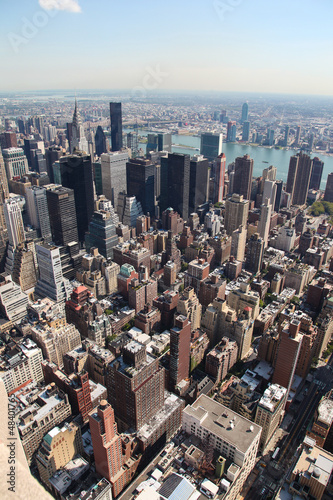 Naklejka na szybę Skyline of Manhattan, New York City