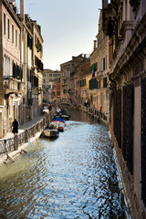 Canvas Print - View from the bridge - Venice