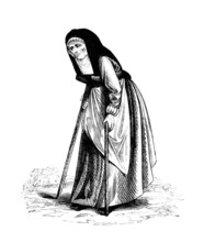 The Old Age - Woman - La Vieillesse - Das Alter - 15th Century