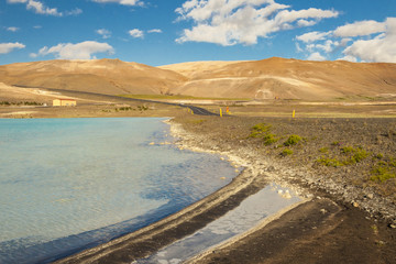 Volcanic landscape - Myvatn area, Iceland.