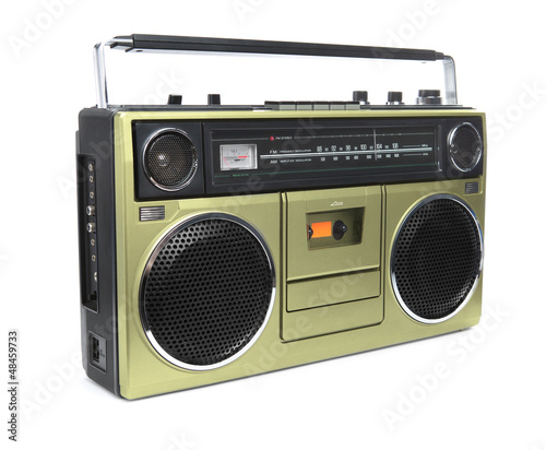 Obraz w ramie The Golden Boombox