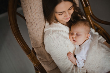 mother with baby
