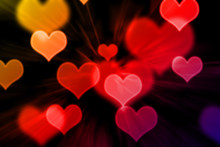 Abstract Background With Heart Background