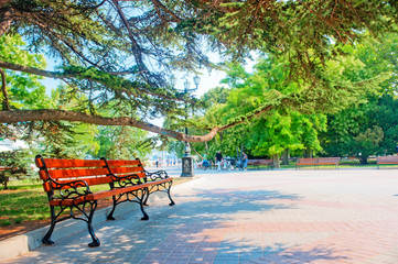 Sticker - Empty bench in South Park