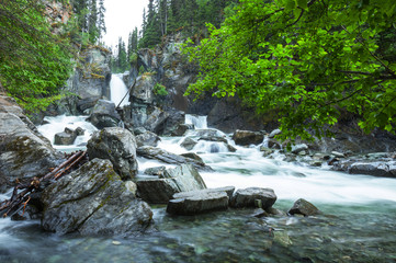 Poster - Waterfall on Alaska