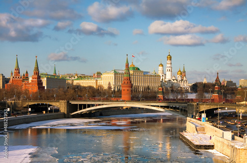 Photo Panorama Of The Moscow Kremlin