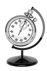 Poster - Stopwatch as globe