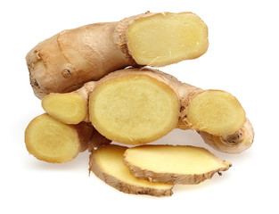 Wall Mural - Ginger Root Sliced