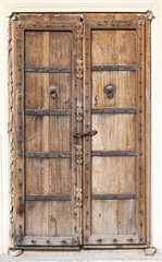 Old wooden door.