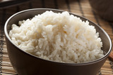 Fototapeta  - Bowl of Organic White Rice