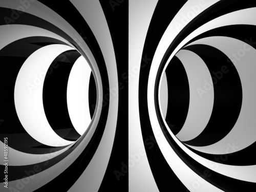 Fototapeta na wymiar .Black-and-white abstraction illustration