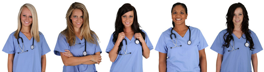 Wall Mural - Group Of Nurses