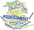 Word cloud for Health impact assessment
