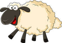 Cute Sheep Cartoon