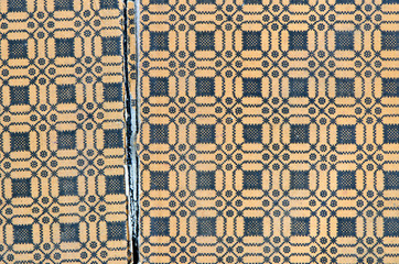 Naklejka na meble vintage book flyleaf aged background