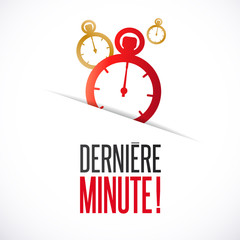 Sticker - Dernière minute !