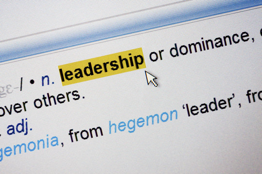 The word Leadership highlighted