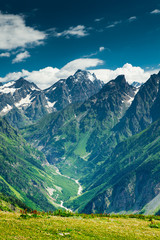 Wall Mural - Beautiful landscapes with mountains