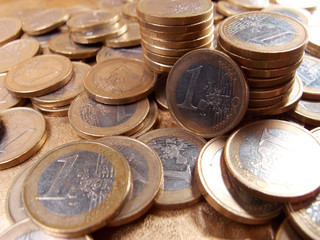 coins on the table