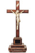 Nineteenth century crucifix with Jesus figurine