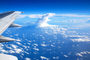 Wall Mural - view from the airplane window