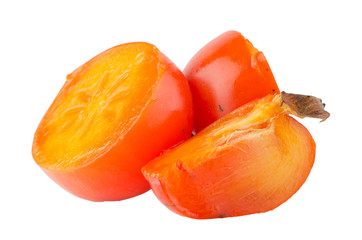 Persimmon with slice