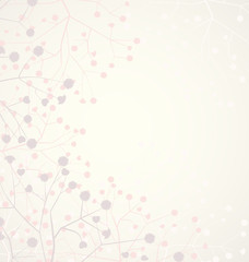 Sticker - floral background