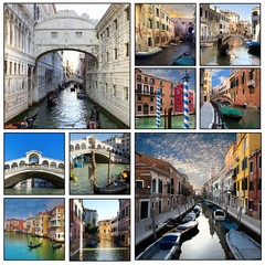 Wall Mural - Venice - Collage