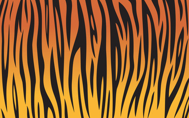 Poster - tiger skin background