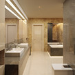 luxury bathroom. Modern style