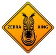 zebra sign